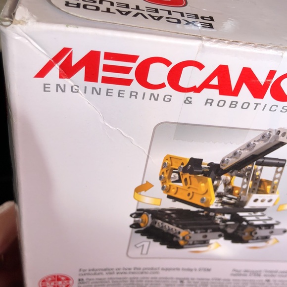 Meccano #16301 Excavator / Bulldozer 2-in-1 Models . New in Box. - Picture 7 of 7